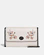 Marlow Turnlock Chain Crossbody With Floral Embroidery