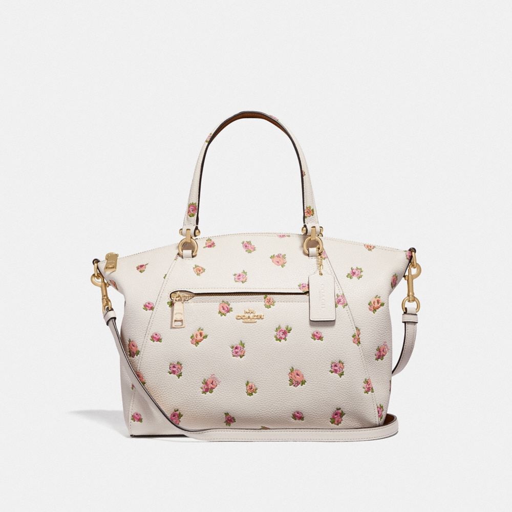 COACH Prairie Satchel With Floral Print COACH