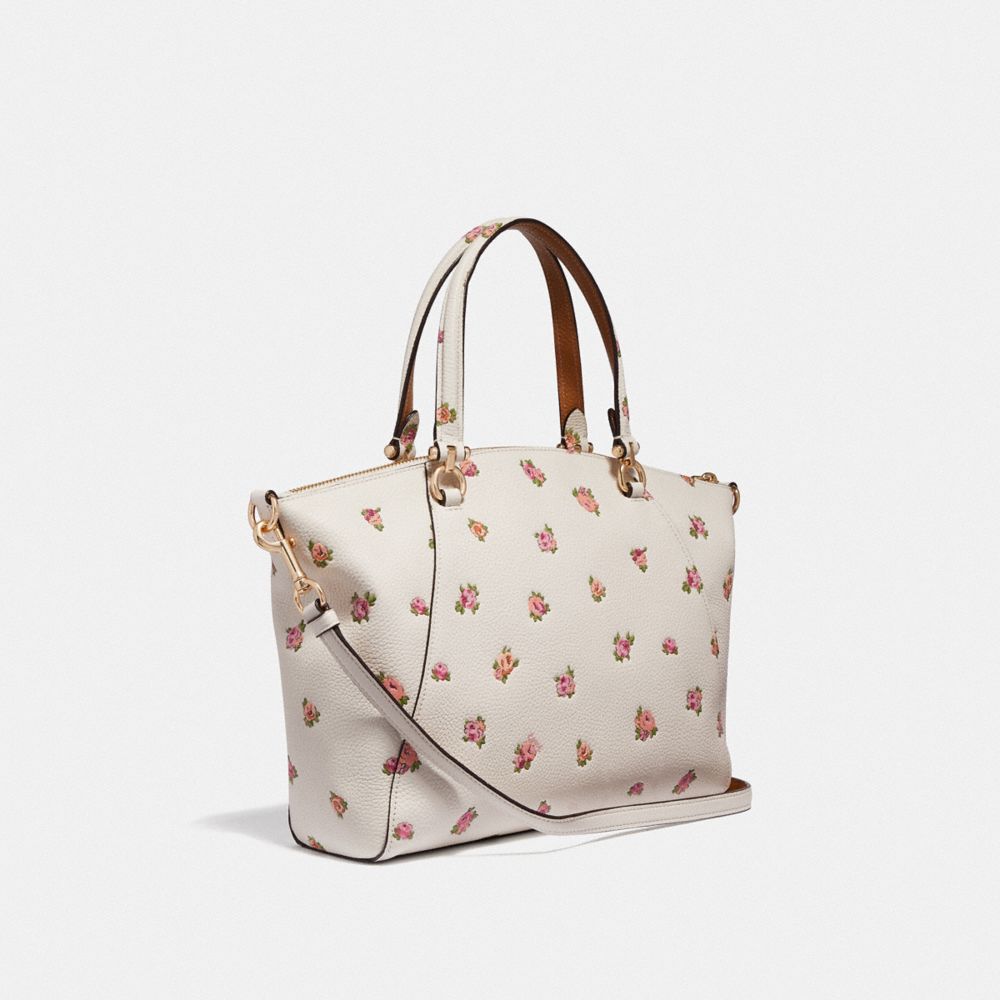 Coach prairie satchel outlet with rose print