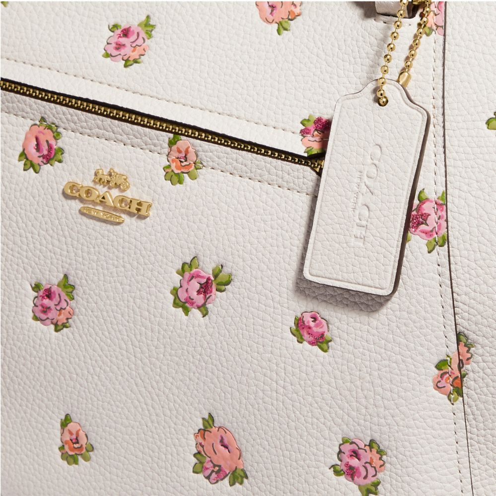 COACH®,Prairie Satchel With Floral Print,,Closer View