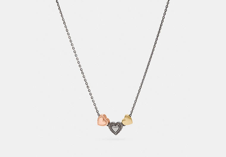 Scallop Heart Slider Necklace