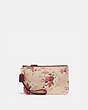 Small Wristlet With Floral Bundle Print
