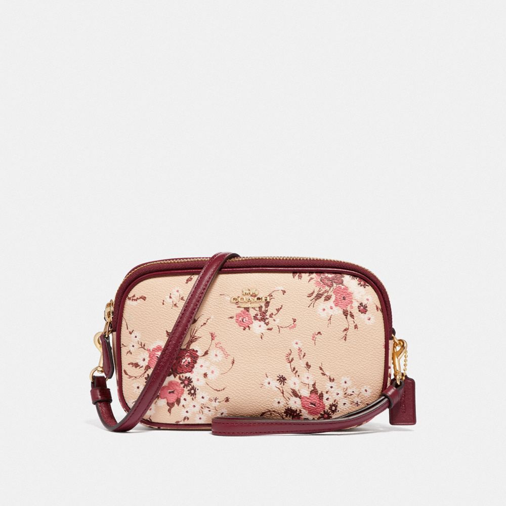 Coach floral crossbody discount bag