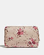 COACH®,LARGE BOXY COSMETIC CASE WITH FLORAL BUNDLE PRINT,Nylon,Beechwood Floral/Gold,Back View