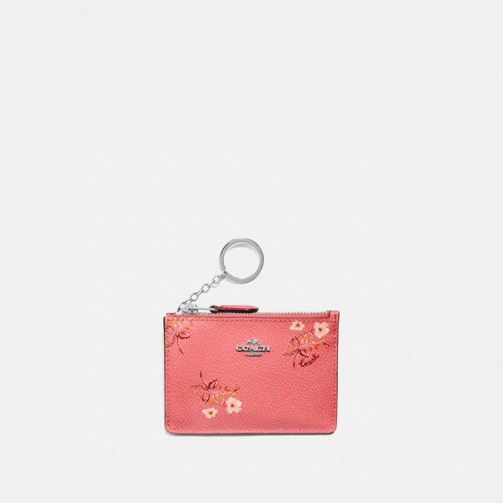 Coach mini skinny discount id case floral