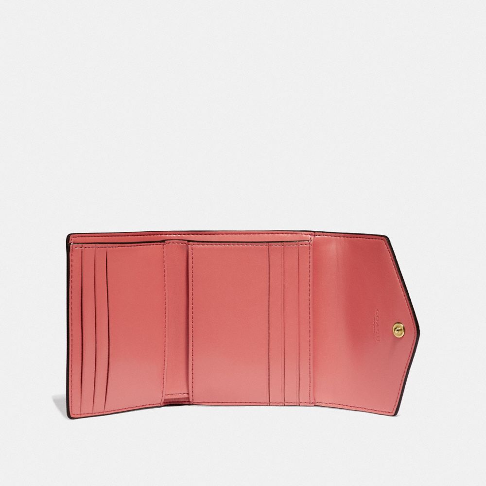 Small Wallet With Mini Vintage Rose Print