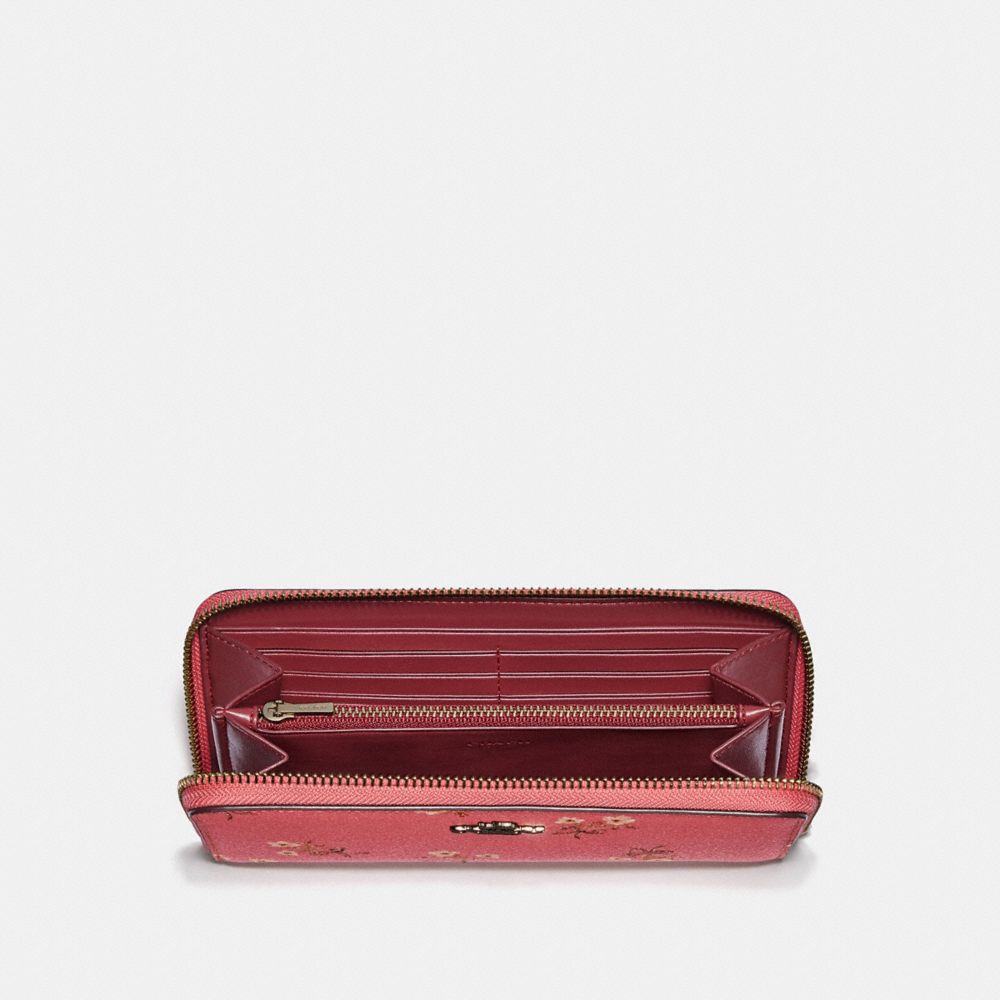 折りたたみ財布 COACH Pouch Wristlet With Cherry Print  CZ470 Coach Pouch Wristlet With Cherry Print CZ470 NWT