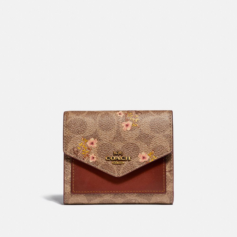 Coach Small Wallet With Floral Print