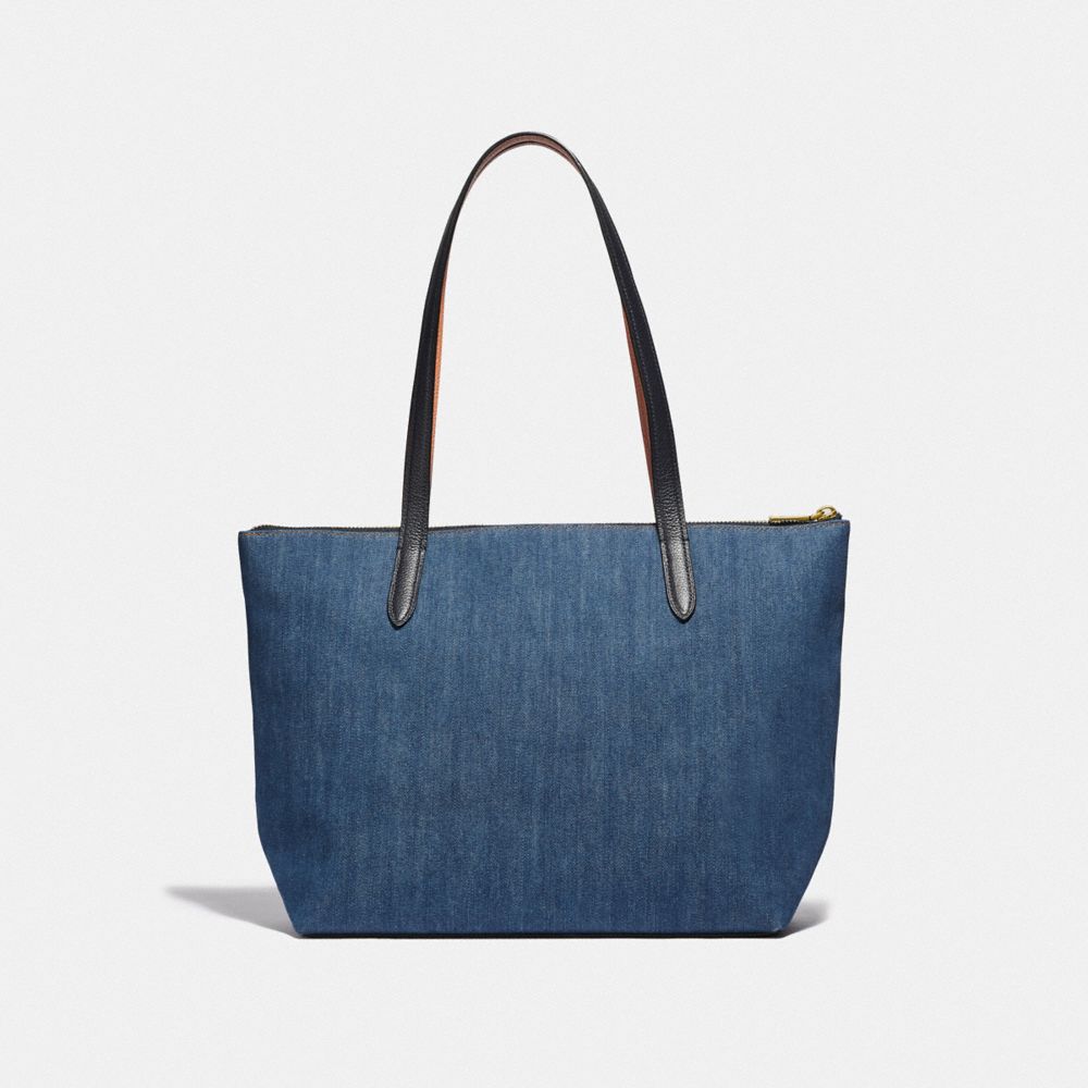 coach taylor tote in signature jacquard