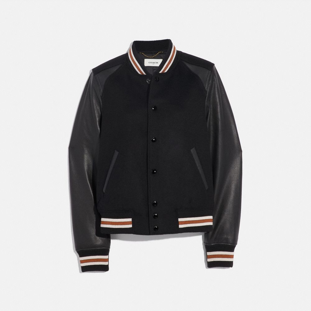The 24 Blank Premium Coach Jacket in Black