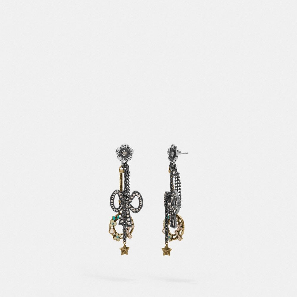 Boucles d'oreilles à breloque nœud