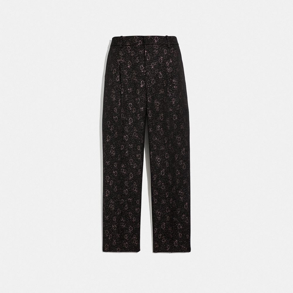 Polyester jacquard pants