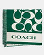 COACH®,SIGNATURE BLANKET,Green,Front View