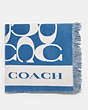 COACH®,SIGNATURE BLANKET,Sky Blue,Front View
