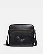 COACH®,DYLAN 27 WITH REXY,Leather,Small,Black Copper/Black,Front View