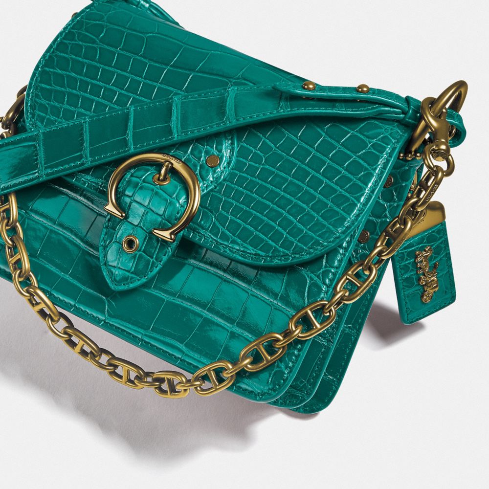 Coach discount alligator purse