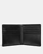 COACH®,DOUBLE BILLFOLD WALLET WITH REXY,Leather,Black,Inside View,Top View