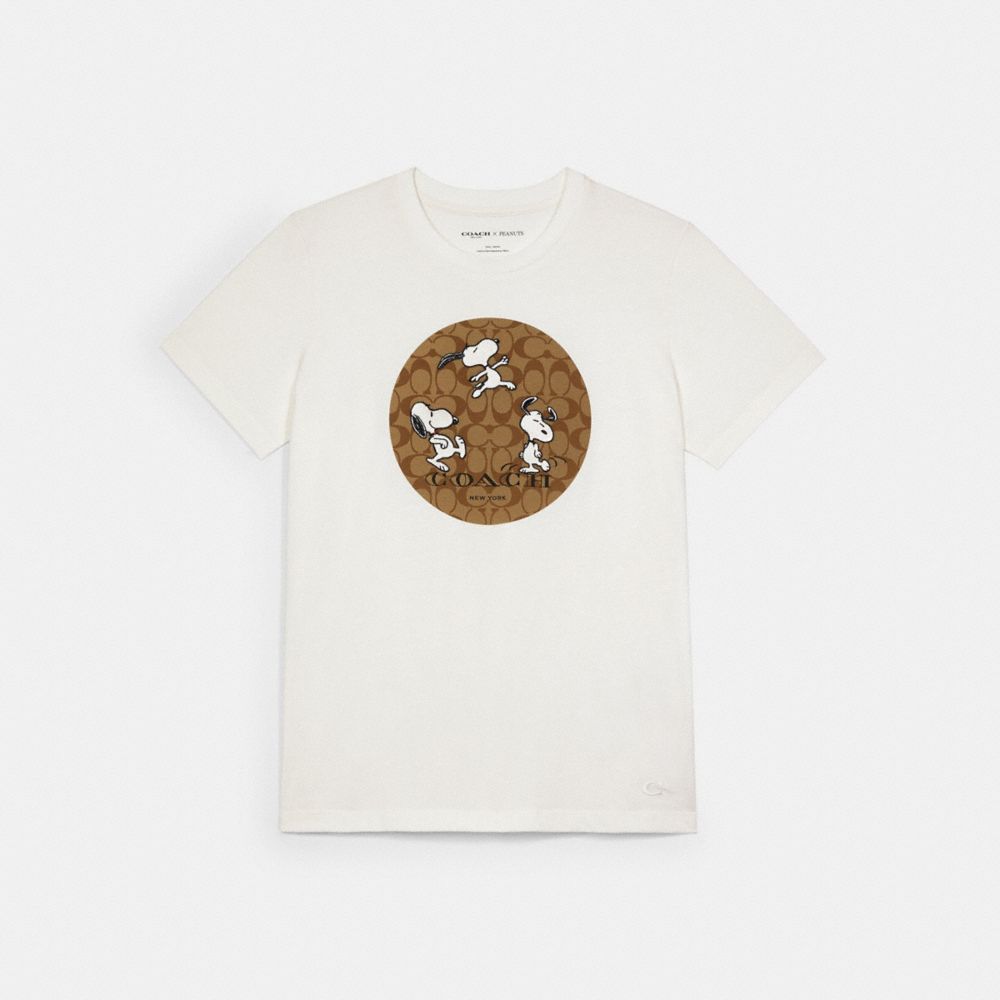 COACH® Outlet | Coach X Peanuts Snoopy Signature T Shirt