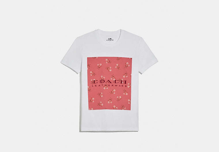 T-shirt à imprimé floral Fête des mères