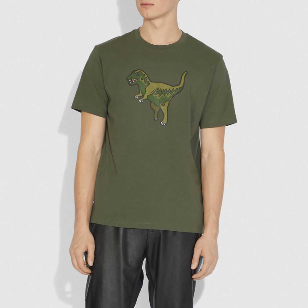 COACH®,T-SHIRT REXY,coton,Vert Rexy,Scale View