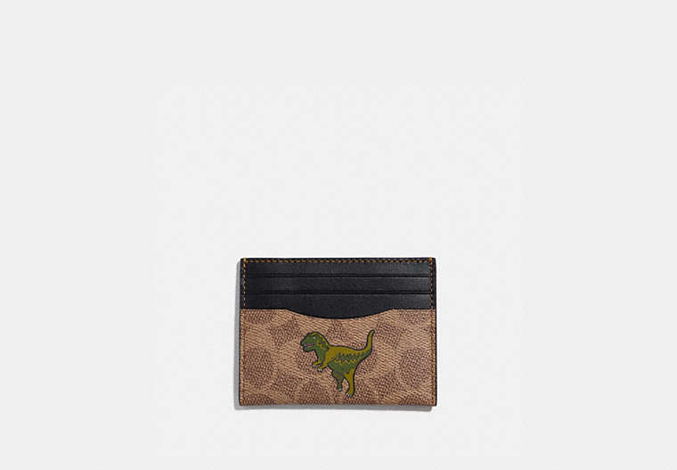 Card Case In Signature Canvas With Rexy