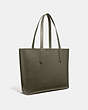 COACH®,HIGHLINE TOTE WITH REXY,Leather,JI/Rexy Green,Angle View