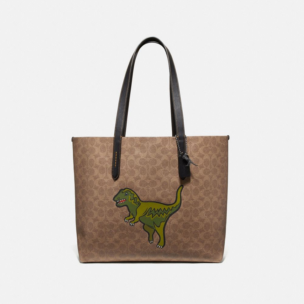 Highline Tote In Signature Canvas With Rexy