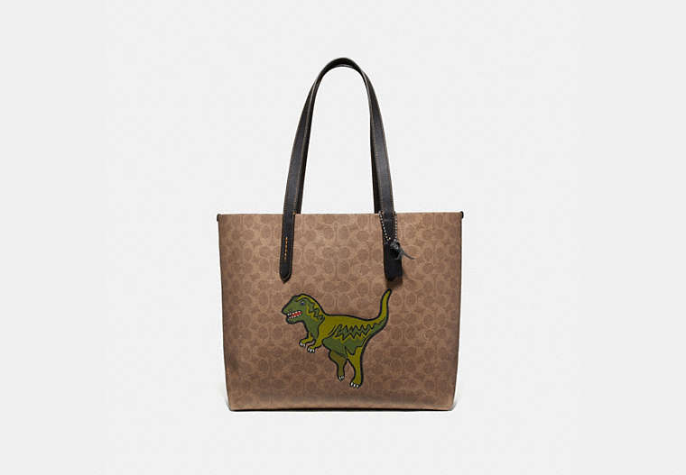 Highline Tote In Signature Canvas With Rexy