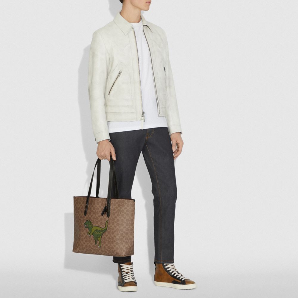 Highline Tote In Signature Canvas With Rexy