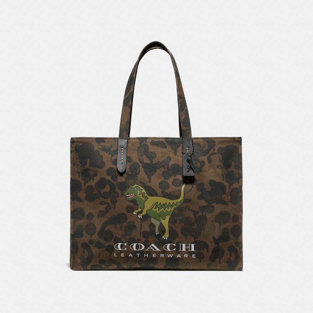 Coach dinosaur hotsell tote bag