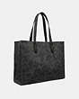 COACH®,TOTE 42 WITH REXY,cotton,Large,JI/Graphite Wild Beast,Angle View