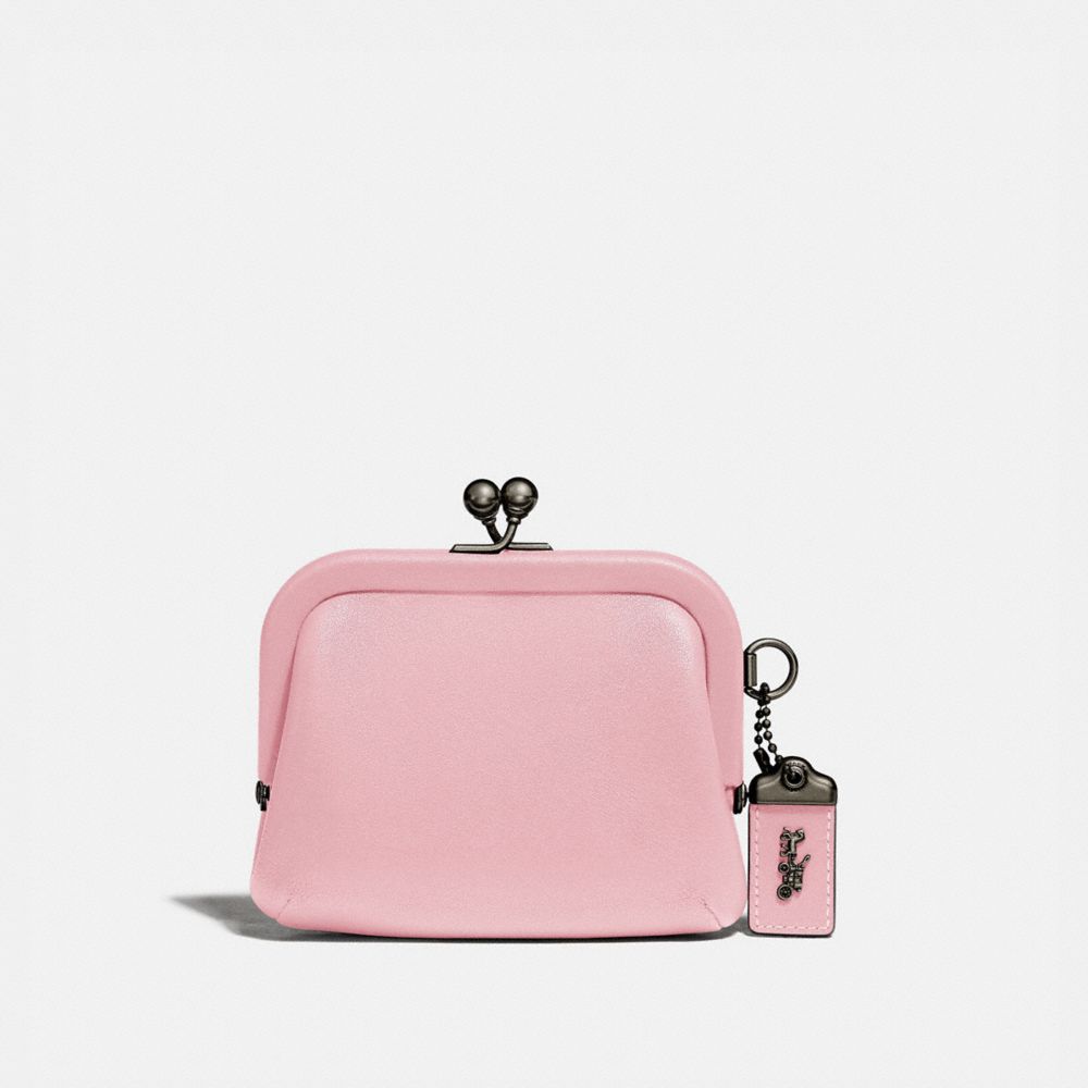 COACH®,Kisslock Coin Case,,Front View