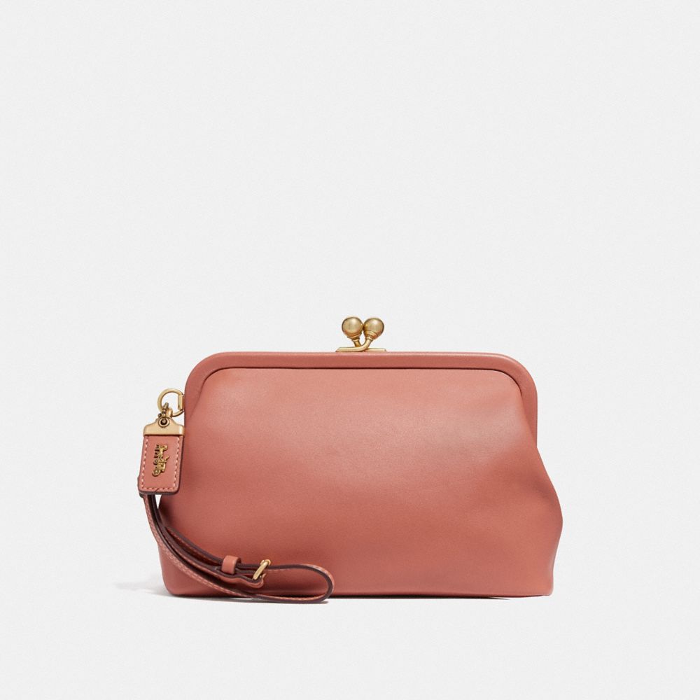 Peach discount coach purse