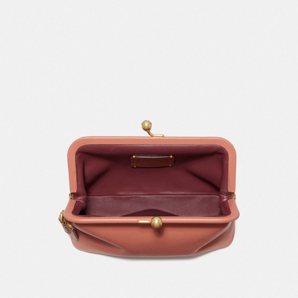 Coach kisslock clutch on sale