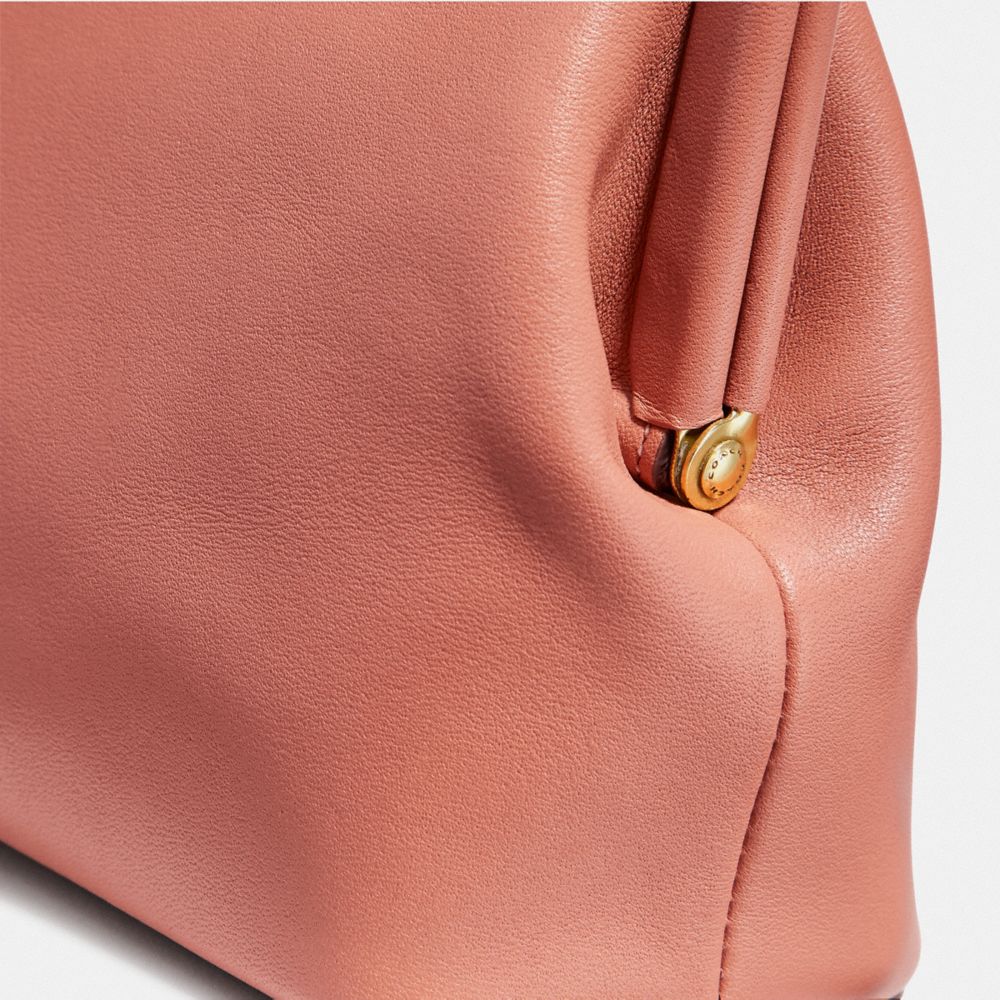 COACH®,Kisslock Clutch,,Closer View