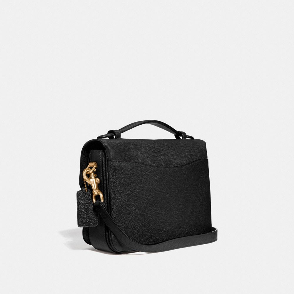 COACH®,CASSIE CROSSBODY,Small,Brass/Black,Angle View