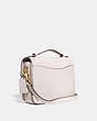 COACH®,CASSIE CROSSBODY,Leather,Small,Brass/Chalk,Angle View
