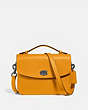 COACH®,CASSIE CROSSBODY,Leather,Small,Pewter/Pollen,Front View