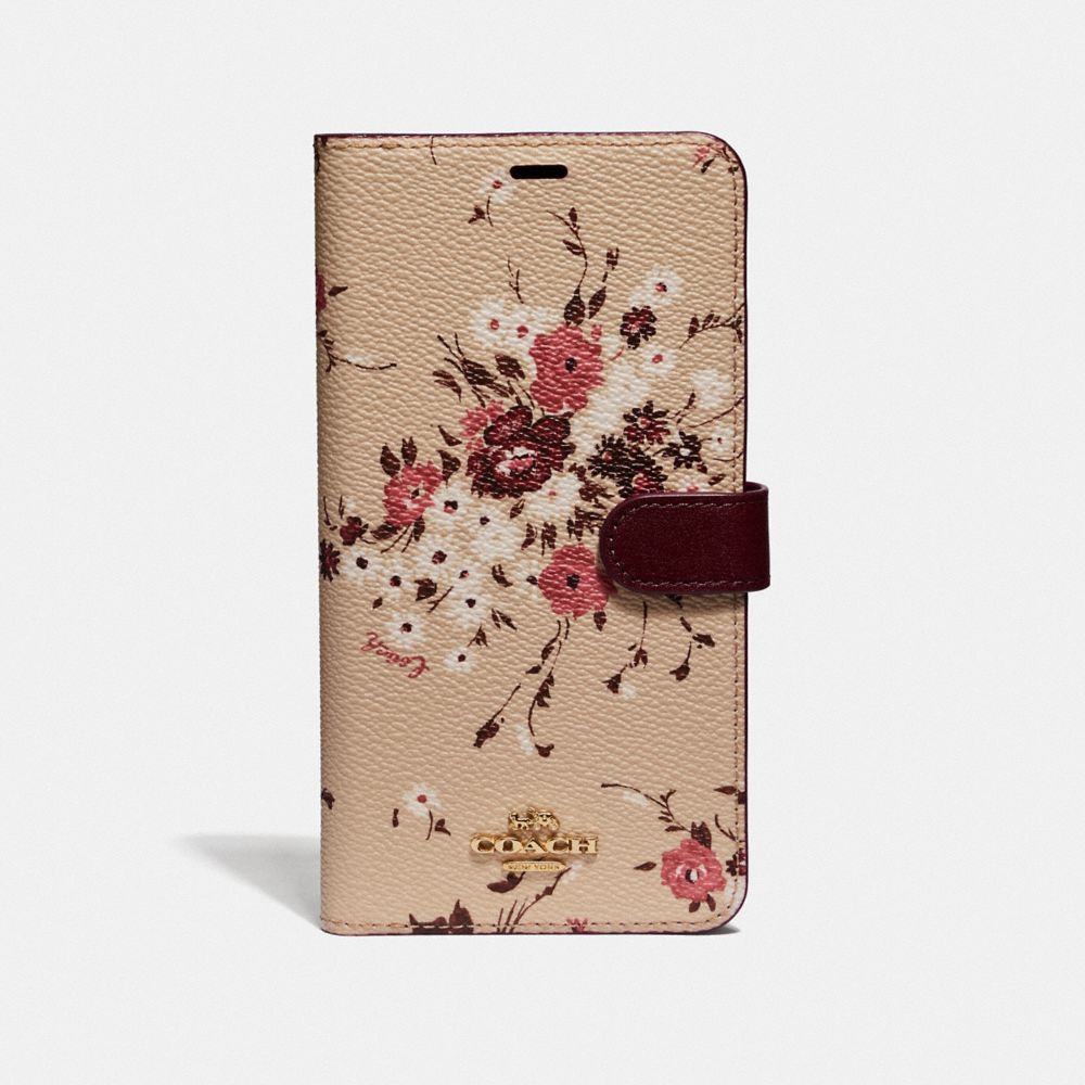 Iphone Xs Max Folio With Floral Bundle Print