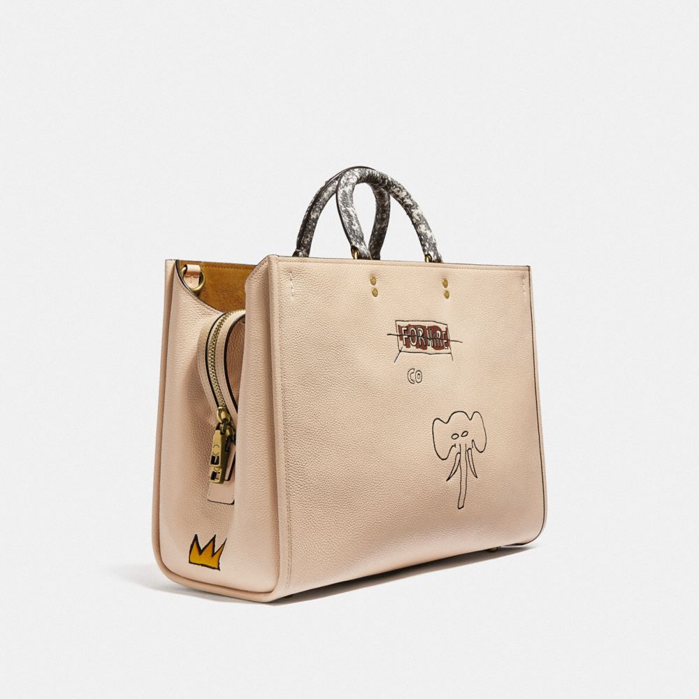 COACH® | Coach X Jean Michel Basquiat Rogue Bag 39 With Snakeskin 