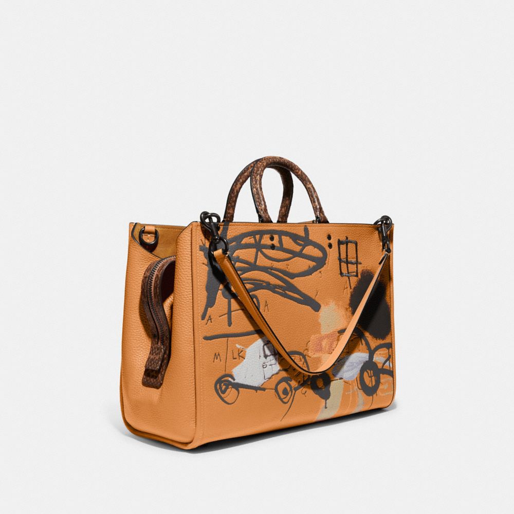 COACH® | Coach X Jean Michel Basquiat Rogue 39 With Snakeskin Detail