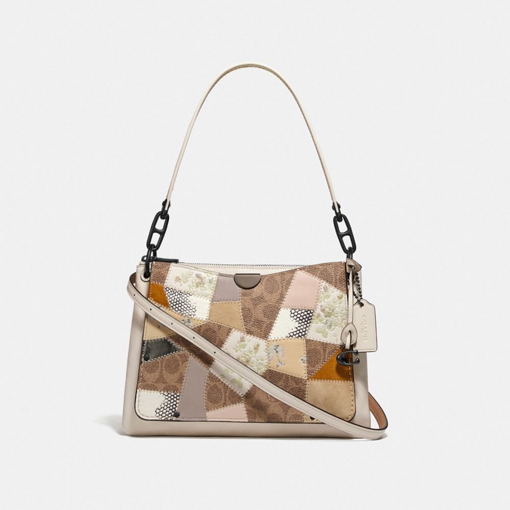 COACH Outlet Dreamer Shoulder Bag In Signature Canvas Patchwork