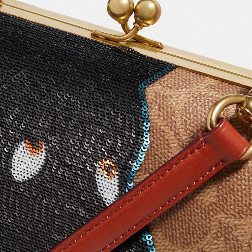 COACH® | COACH®: Disney X Coach Frame Bag 23 With Embellished Peter Pan