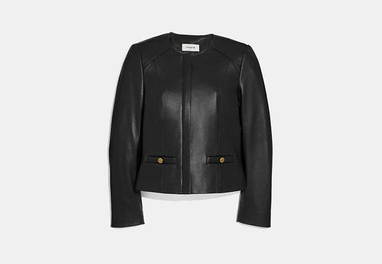 COACH® | Tailored Leather Jacket
