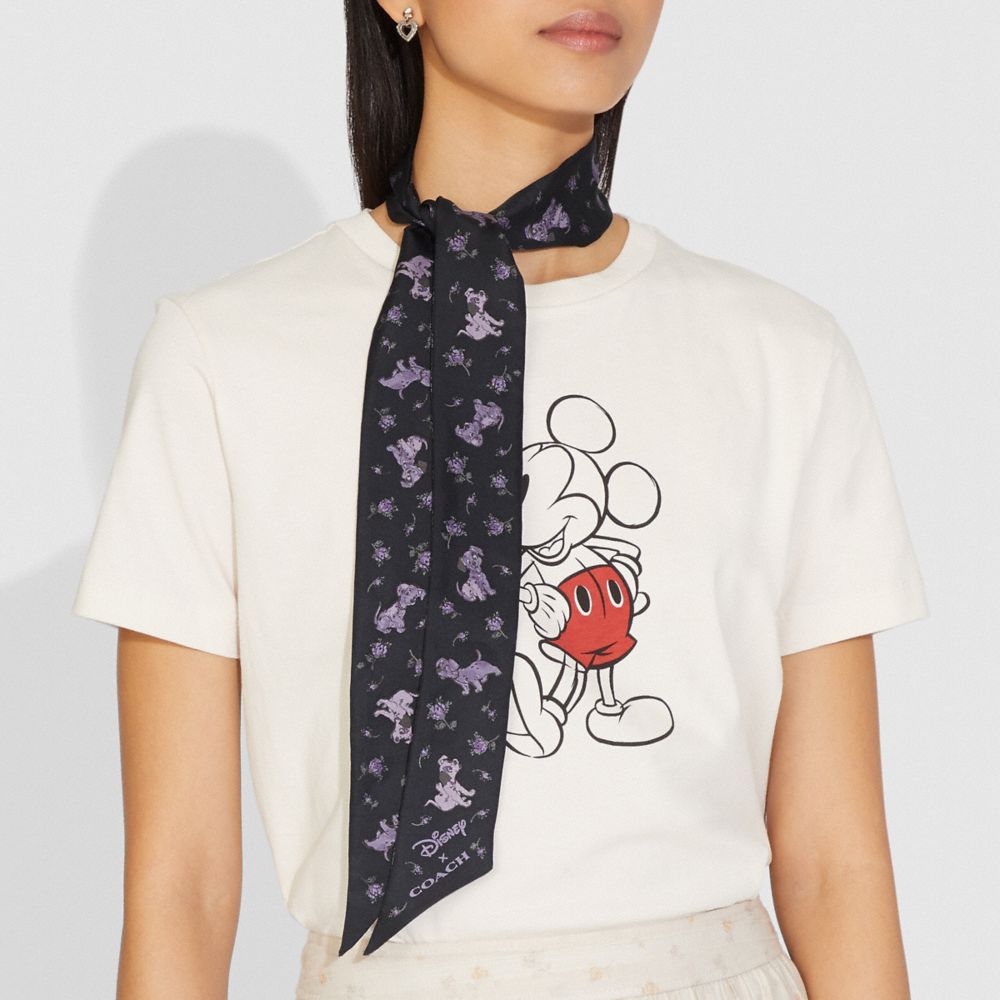 COACH®  Disney X Coach Villains Print Silk Square Scarf