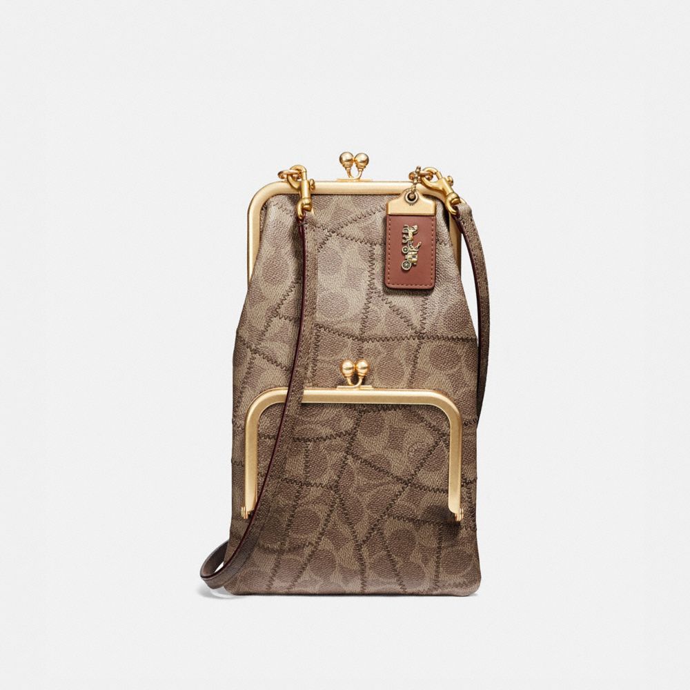 Double Frame Crossbody With Signature Patchwork