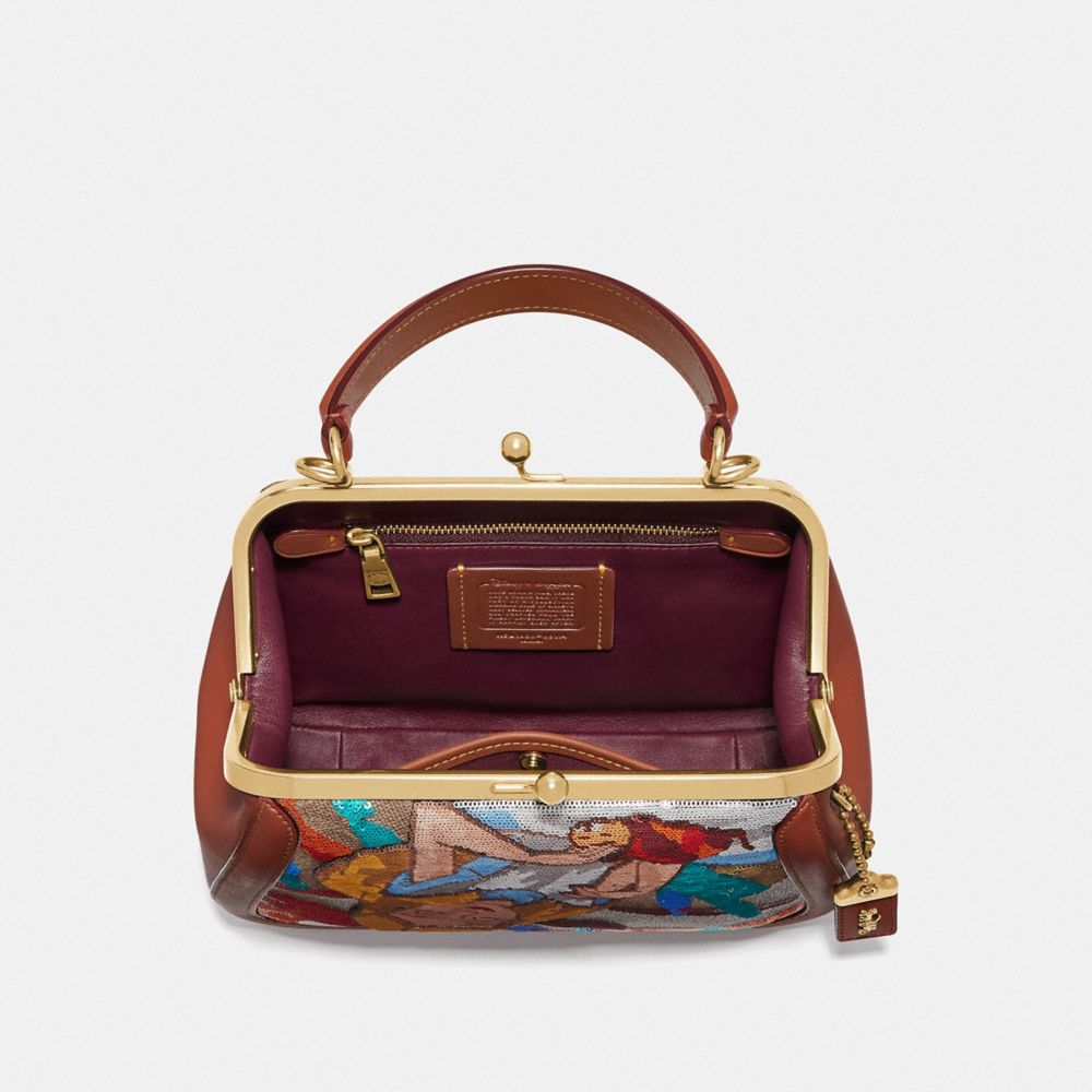 COACH Disney X Coach Frame Bag 23 With Embellished Alice COACH