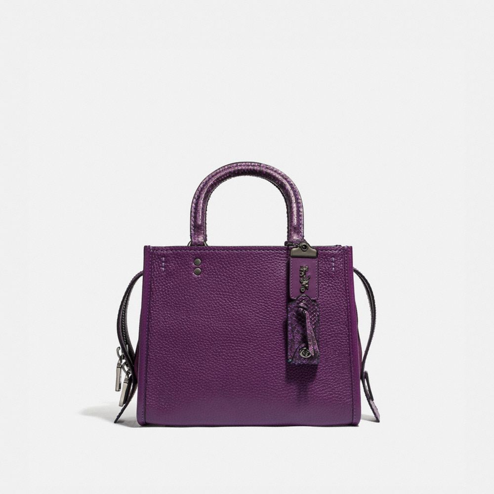 Zinn Brombeere Rogue Bag 25 With Snakeskin Detail