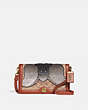 COACH®,DISNEY X COACH SIGNATURE RILEY WITH EMBELLISHED DUMBO,Coated Canvas,Small,Brass/Tan/Rust,Front View