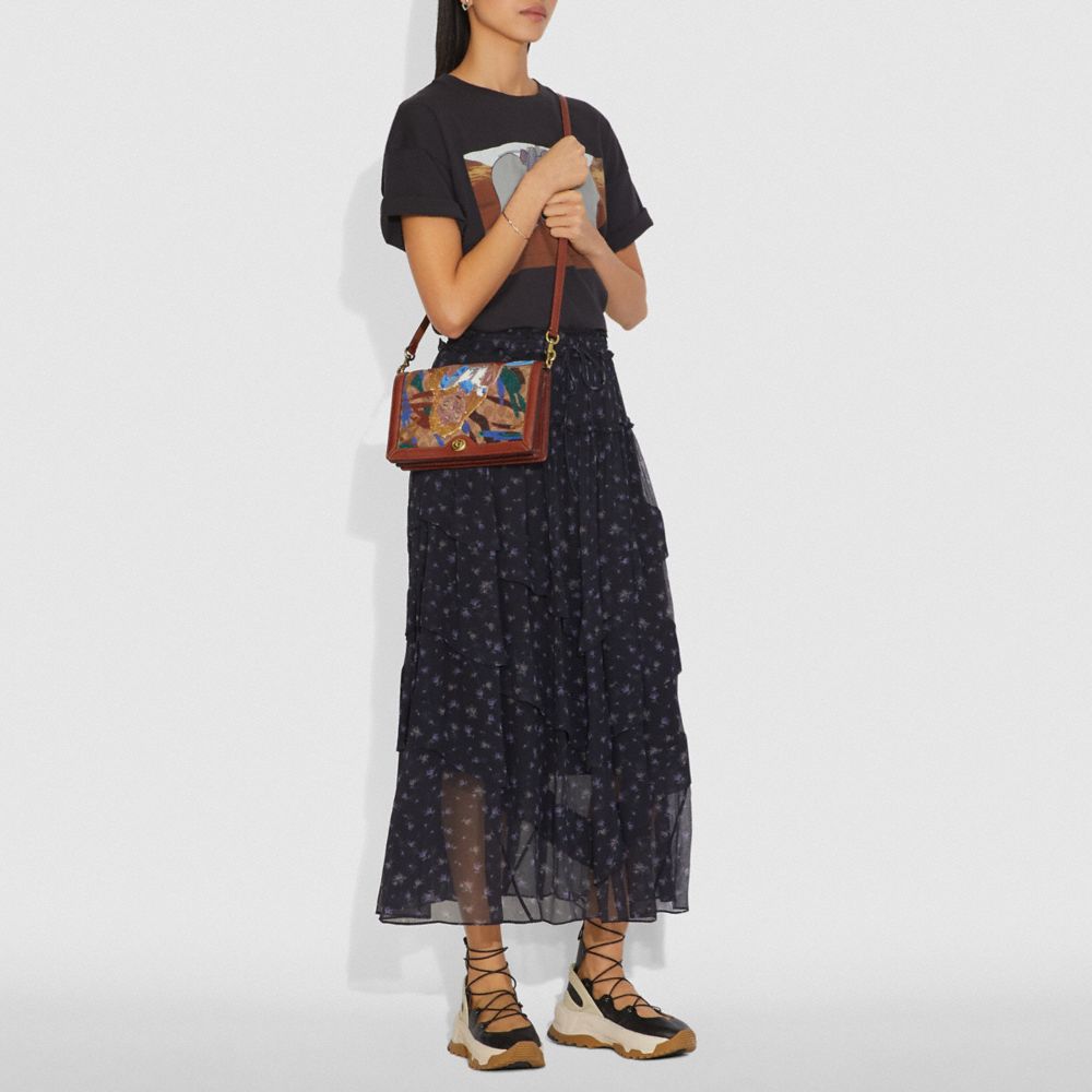 COACH®,Disney X Coach Signature Riley With Embellished Alice,,Detail View
